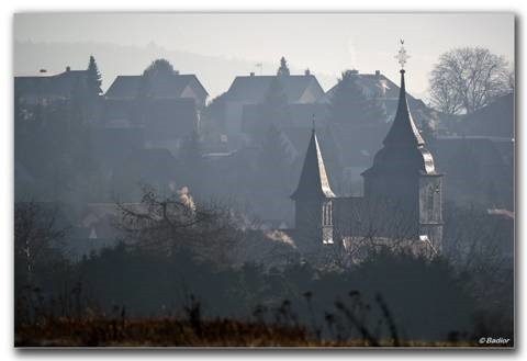 Habitzheim im Morgenlicht