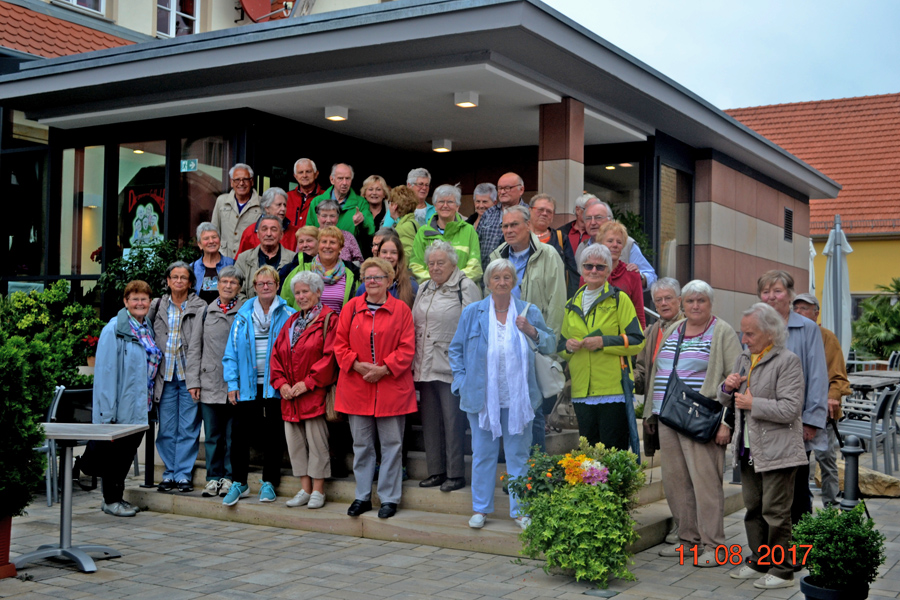 Gruppenbild Pfalzausflug am 11.08.17