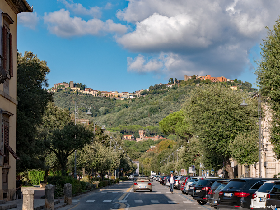 Blick auf Montecatini Alto