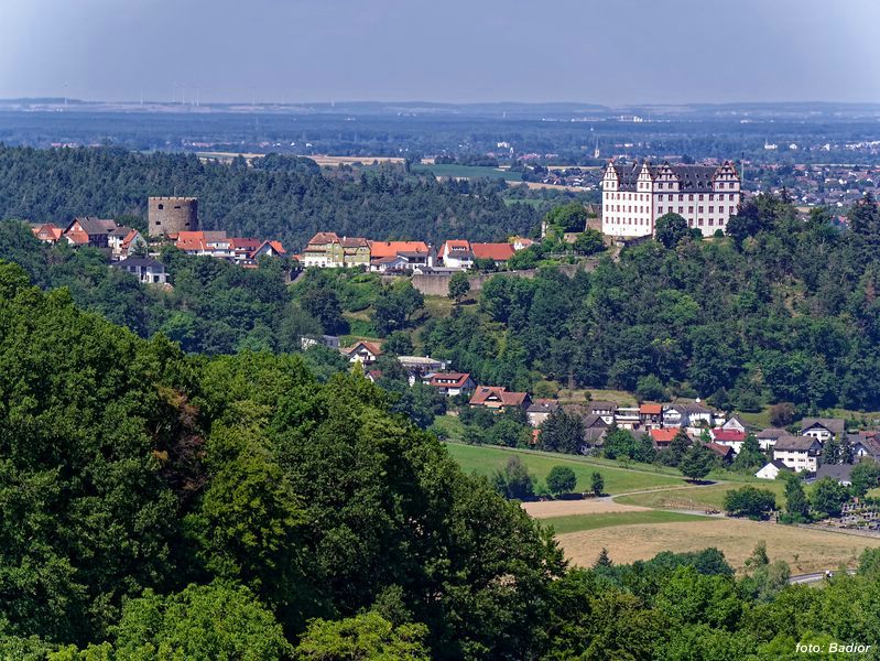 auf das Lichtenberger Schloss