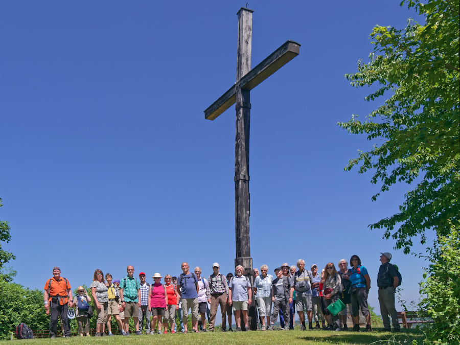 Wandergruppe auf dem Rehberg