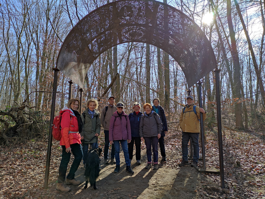 11km Wandergruppe am Wald Canopy