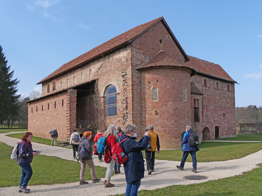 Die Einhardsbasilika war das Ziel des OWK Groß-Zimmern 