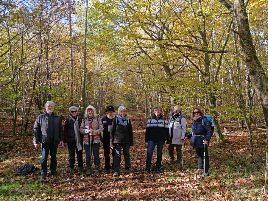 14-km Wandergruppe