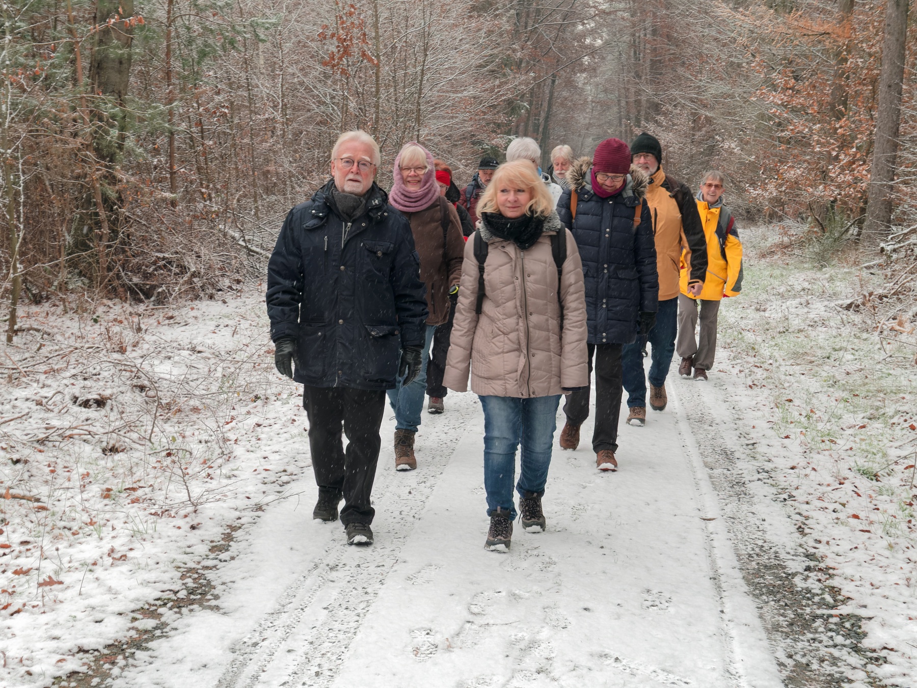 10-km Wandergruppe