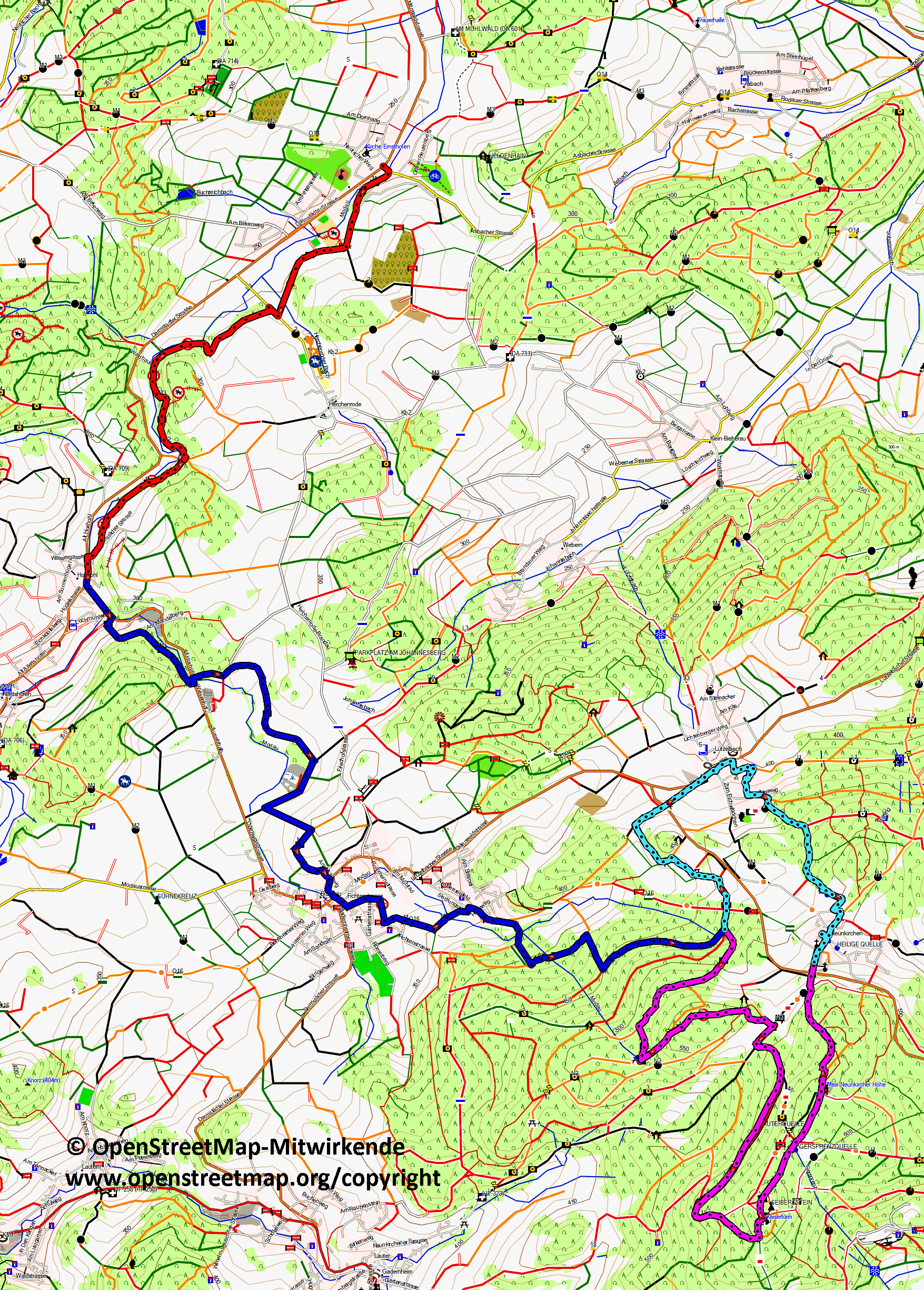 Modautaler-Uferwanderweg_Karte