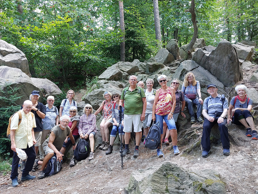 Felsengruppe am Wildpark Haibach