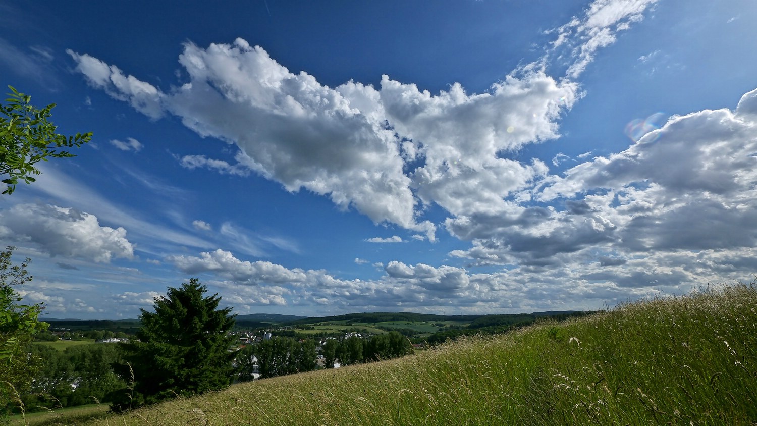 Blick auf Ober-Ramstadt